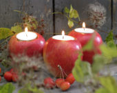 Apple candles