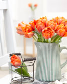 Tulpen op vaas