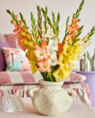 Mixed Gladdies in vase