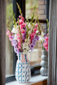 Mixed Gladdies in vase