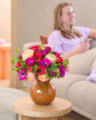 Gemengd boeket Anemone en Ranunculus
Anemone Galil Purple
Anemone Marianne Red
Ranunculus Elegance Salmon