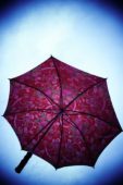 Rode paraplu