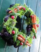 Vegetable wreath
