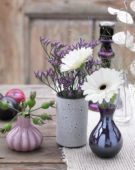 Flowers in vases