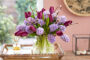 Hyacinthus Purple Star, Tulipa Bullit boeket