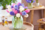 Mixed bouquet of hyacinths 
