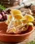 Golden oyster mushrooms