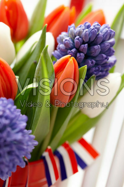 Festive spring bouquet