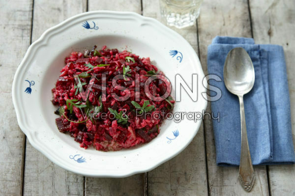 Beetroot risotto