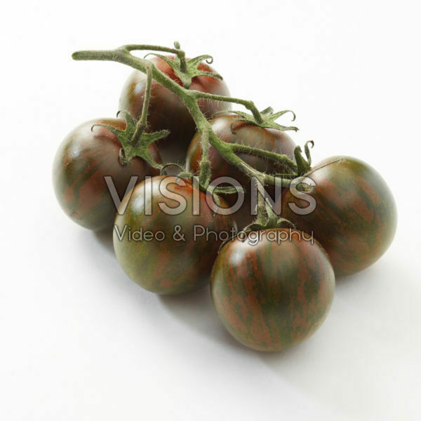 Solanum lycopersicum, tiger tomato Solanum lycopersicum, tiger tomato