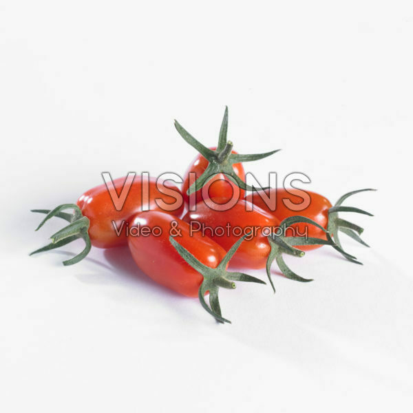 Solanum lycopersicum, rode mini pomodori tomaat