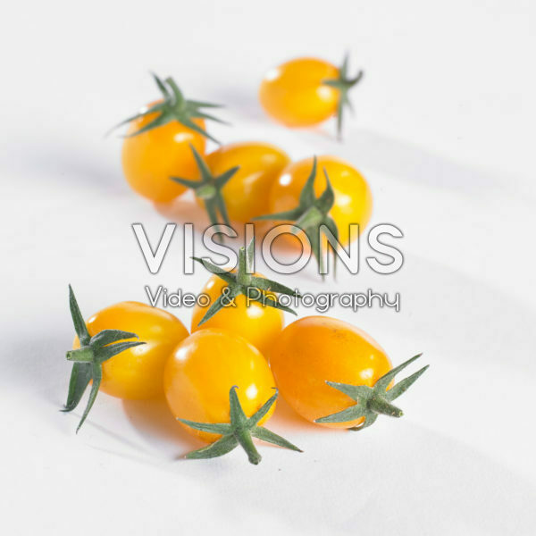 Solanum lycopersicum, gele mini pomodori tomaat