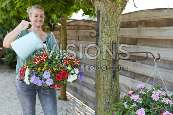 Creating hanging baskets