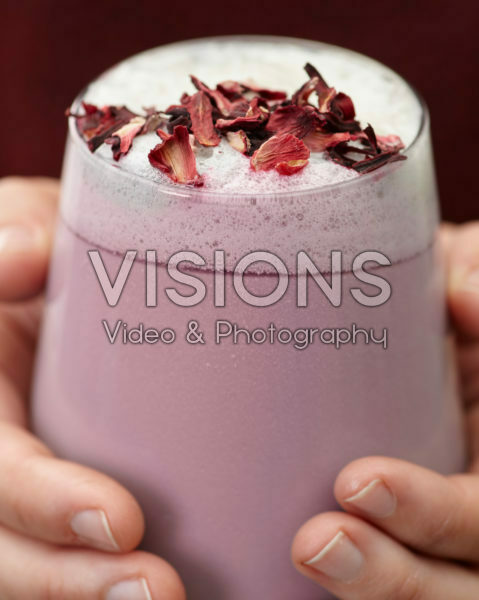 Hibiscus tea Latté Hibiscus tea Latté