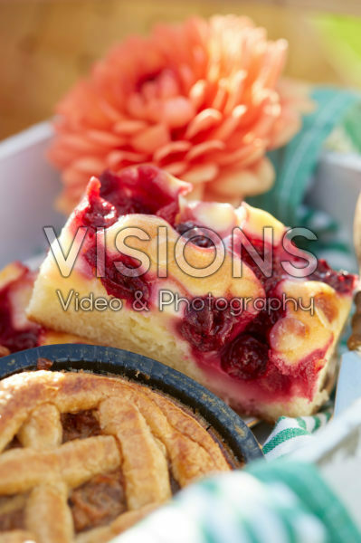 Pastry picnic, cranberry brood