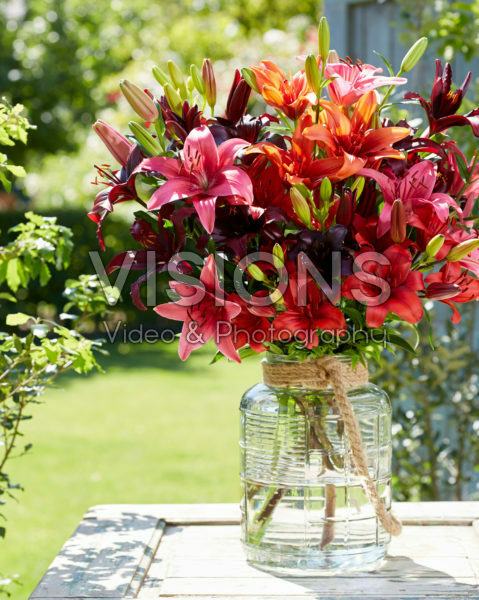 Mixed lily bouquet Mixed lily bouquet