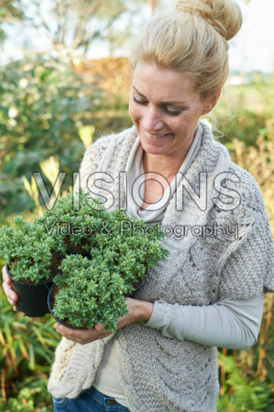 Dame met Hebe op pot Dame met Hebe op pot