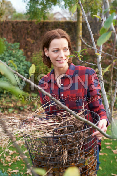 Lady gardening Lady gardening