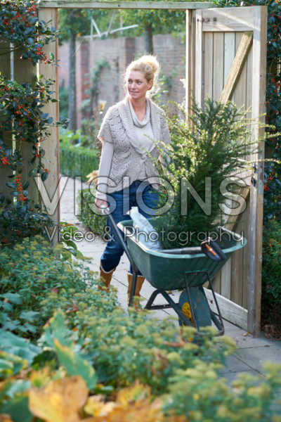 Lady gardening Lady gardening