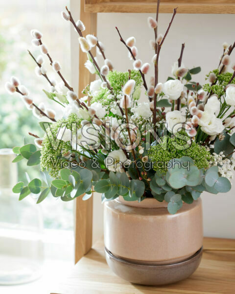 Bouquet with Salix branches