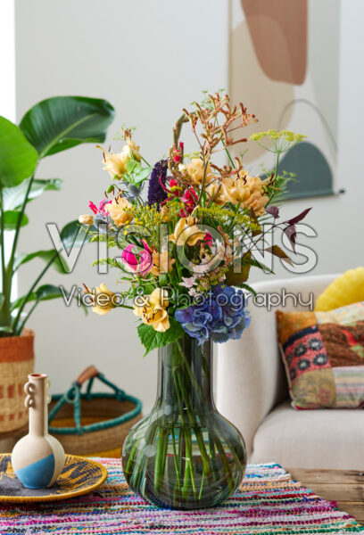 Gemengd boeket zomerbloemen