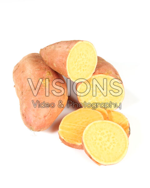 Zoete aardappel oranje, Ipomoea batatas Zoete aardappel oranje, Ipomoea batatas