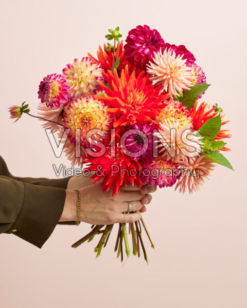 Gemengd dahlia boeket Gemengd dahlia boeket
