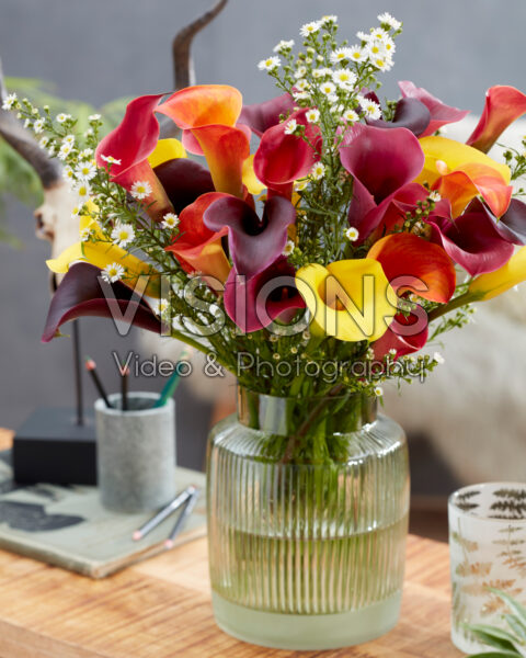 Mixed calla bouquet