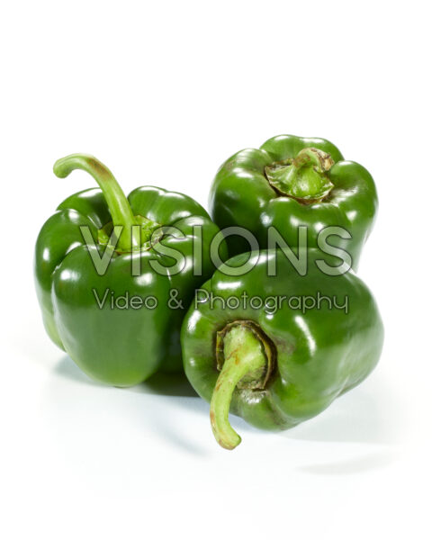 Green bell peppers, Capsicum annuum