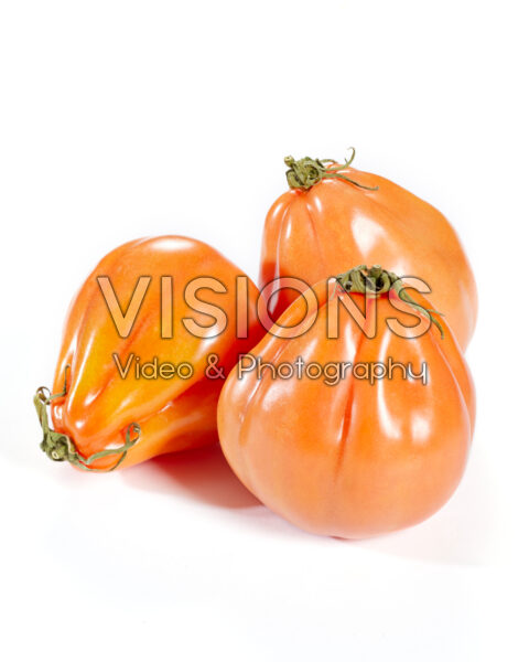 Beef tomato, Solanum lycopersicum Coeur de Boeuf