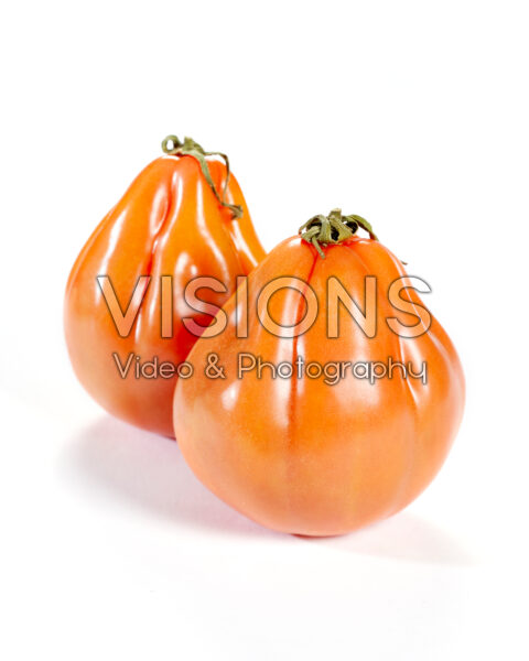 Beef tomato, Solanum lycopersicum Coeur de Boeuf