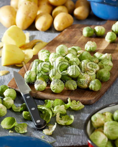 Brussels sprouts, Brassica oleracea var. gemmifera