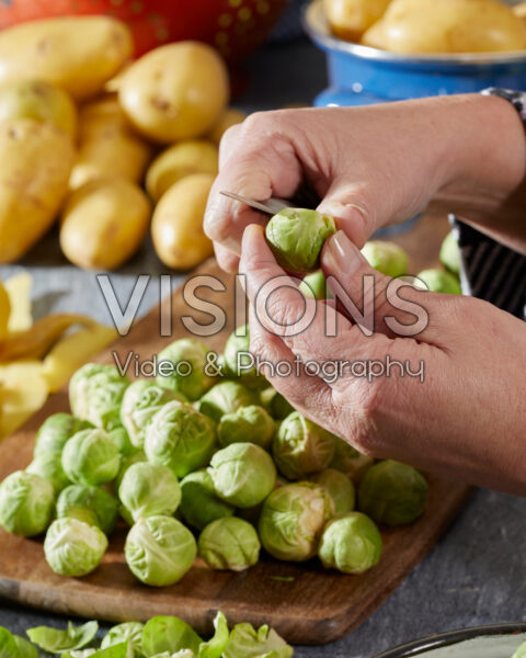 Brussels sprouts, Brassica oleracea var. gemmifera