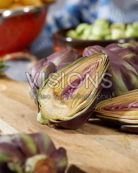 Artichoke, Cynara scolymus Artichoke, Cynara scolymus
