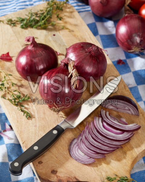 Rode uien, Allium cepa Rode uien, Allium cepa