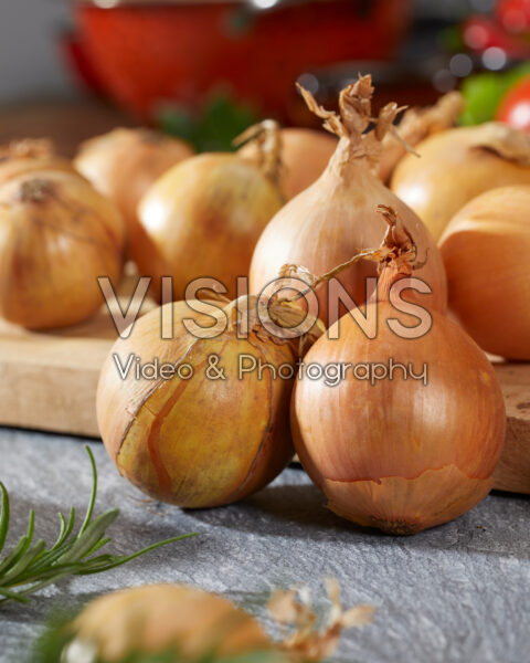 Gele uien, Allium cepa Gele uien, Allium cepa