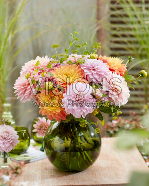 Mixed dahlia bouquet Mixed dahlia bouquet