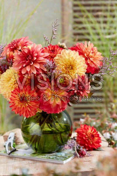 Mixed dahlia bouquet Mixed dahlia bouquet