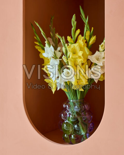 Gladdies® combinatie op vase