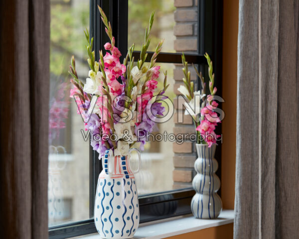 Mixed Gladdies® in vase