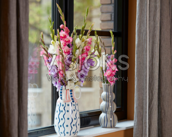 Mixed Gladdies® in vase