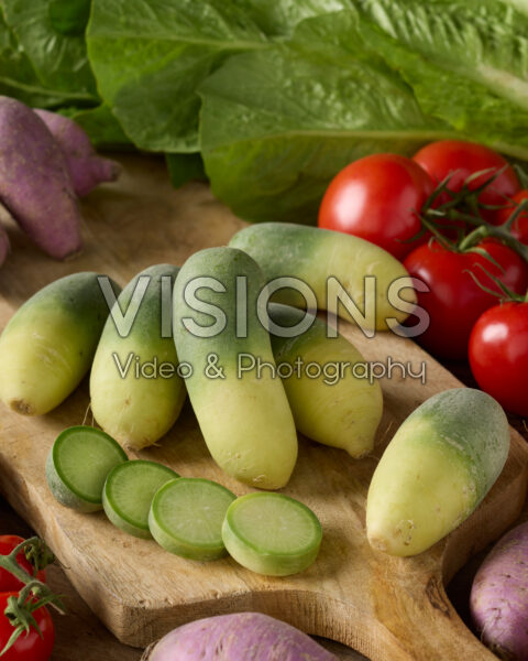 Radijs, Raphanus sativus Green Meat Radijs, Raphanus sativus Green Meat