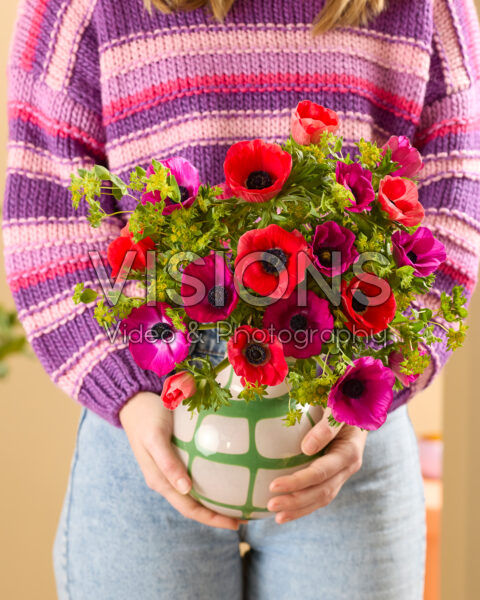 Anemone coronaria bouquet