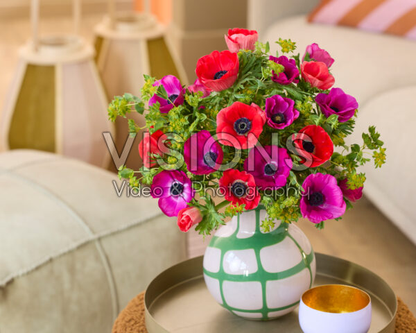 Anemone coronaria bouquet