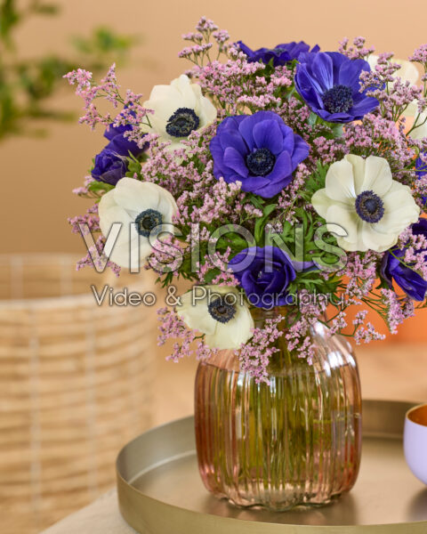 Anemone coronaria boeket Anemone coronaria boeket