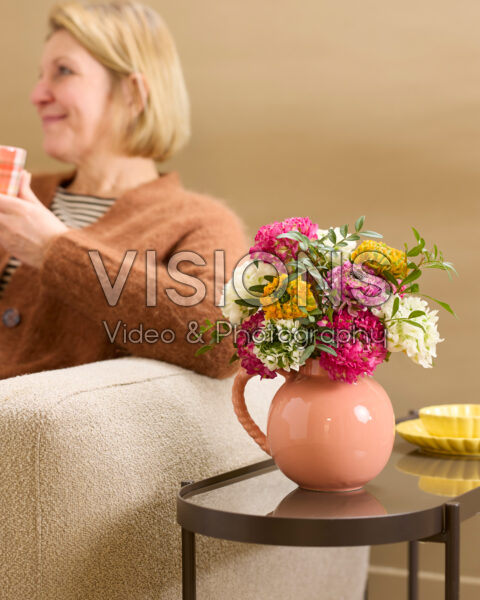 Gemengd Ranunculus Pon Pon boeket Gemengd Ranunculus Pon Pon boeket