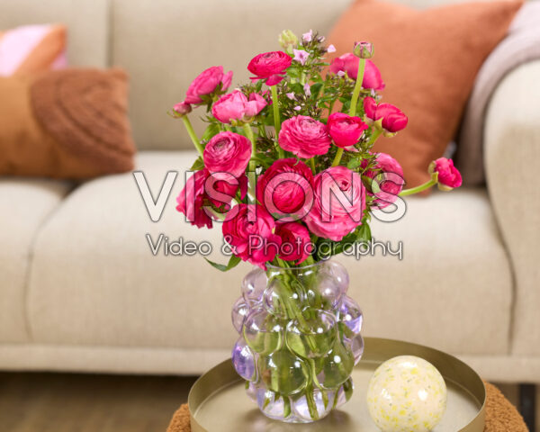 Roze Ranunculus Elegance boeket