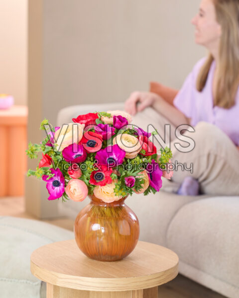 Mixed bouquet Anemone and Ranunculus