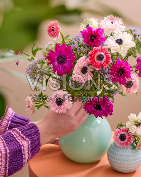 Mixed Anemone Fullstar bouquet