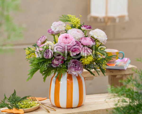 Ranunculus Cappuccino boeket Ranunculus Cappuccino boeket